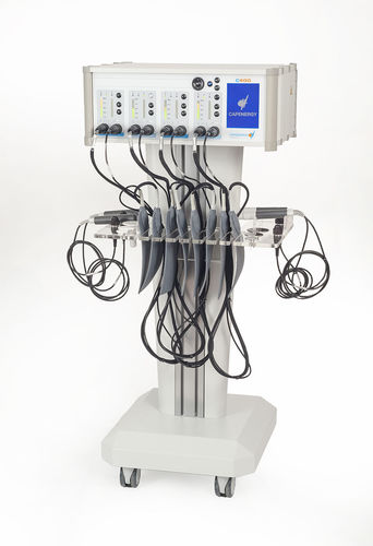 Unità di tecarterapia - C - 400 - Capenergy Medical - su carrello / 4 canali