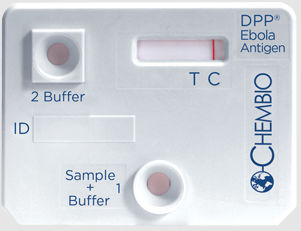 Test rapido della malattia da virus Ebola - DPP® - Chembio Diagnostic Systems, Inc. - per antigeni / al plasma / di sangue totale