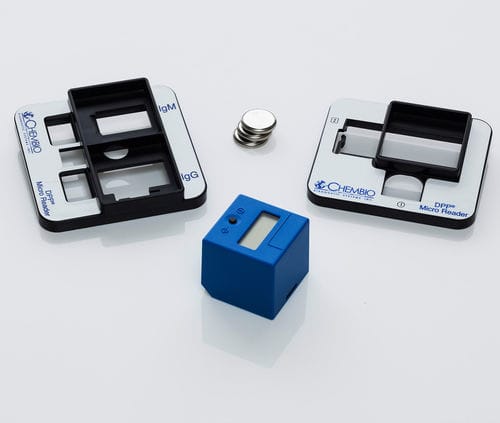 Analizzatore POC palmare - DPP® - Chembio Diagnostic Systems, Inc. - per malattie respiratorie / per antigeni / SARS-COV-2