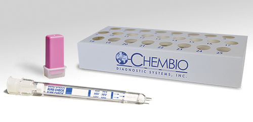 Test rapido dell'AIDS - SURE CHECK® - Chembio Diagnostic Systems, Inc. - per anticorpi / dell'HIV / di siero