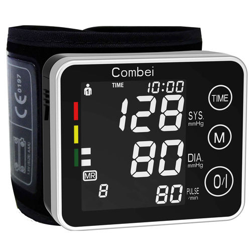 Sfigmomanometro elettronico automatico - BP800W - COMBEI TECHNOLOGY CO.,LTD - oscillometrico / per polso / con bracciale integrato