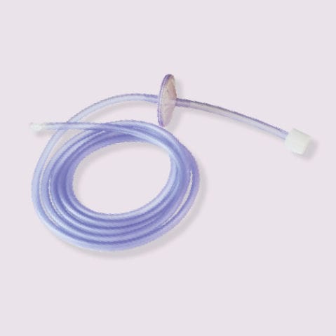 Tubo per insufflazione - Comepa Industries - dritto / flessibile / trasparente