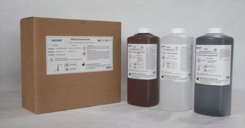 Reagente soluzione colorante - FR-2A - Dagatronics Corporation - microbiologico / per preparazione di campioni / liquido