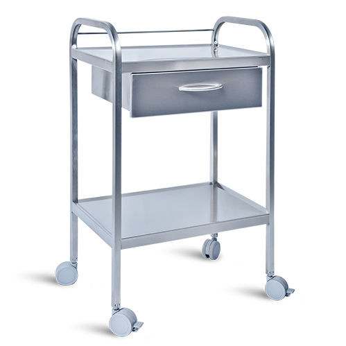 Carrello per farmaci - D-32 - DEMERTZI M & Co - multifunzione / in acciaio inossidabile / 1 cassetto