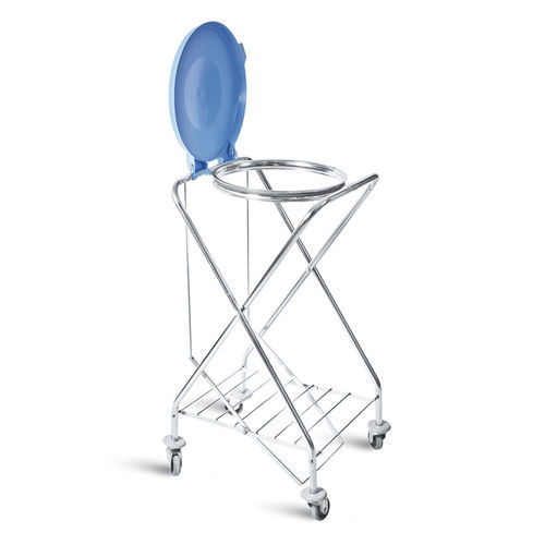 Carrello portabiancheria per sacchi sporchi - D-57 - DEMERTZI M & Co - medico / per biancheria / 1 sacco