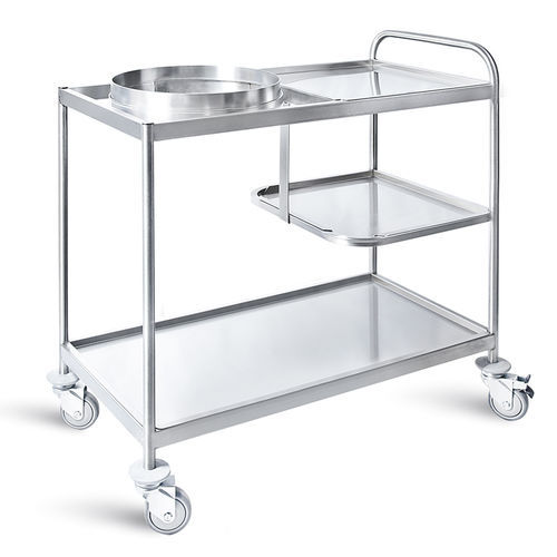 Carrello portabiancheria per sacchi sporchi - D-59 - DEMERTZI M & Co - per sacchi puliti / medico / per biancheria