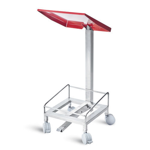 Carrello medico - D-62  - DEMERTZI M & Co - per chirurgia / ospedaliero / in acciaio inossidabile