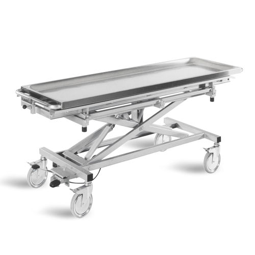 Barella mortuaria con carrello - D-14 - DEMERTZI M & Co - idraulica / ad altezza regolabile / 1 sezione