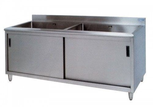 Armadio multifunzione - D10-100 - DEMERTZI M & Co - con lavandino / in acciaio inossidabile / grigio