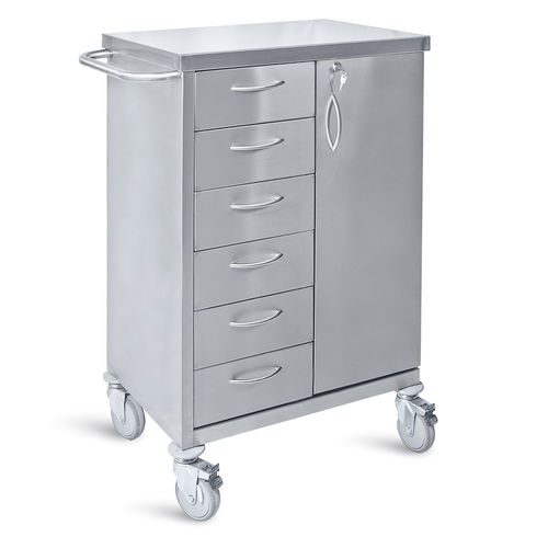 Carrello medico - D-21 - DEMERTZI M & Co - per farmaci / per apparecchio / di distribuzione di farmaci