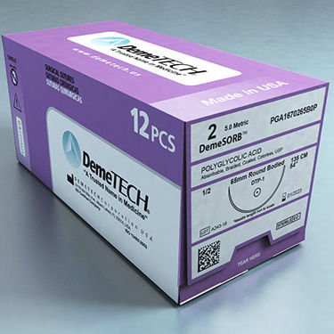 Filo di sutura assorbibile - DemeSORB™ - Demetech - per chirurgia oftalmica