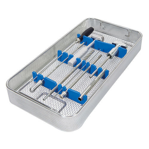 Cestello di sterilizzazione per strumenti ortopedici - 900312 - Eberle - perforato