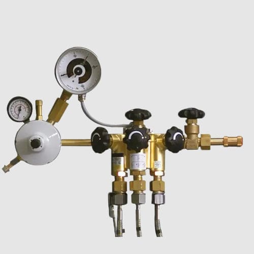 Collettore per gas medicali - SIMPLEX MMR - GCE Group - per ospedali / manuale / ad alta pressione