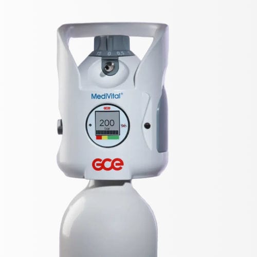Regolatore di pressione di ossigeno - MediVital® E - GCE Group - d'aria / per ospedali / per cure domiciliari