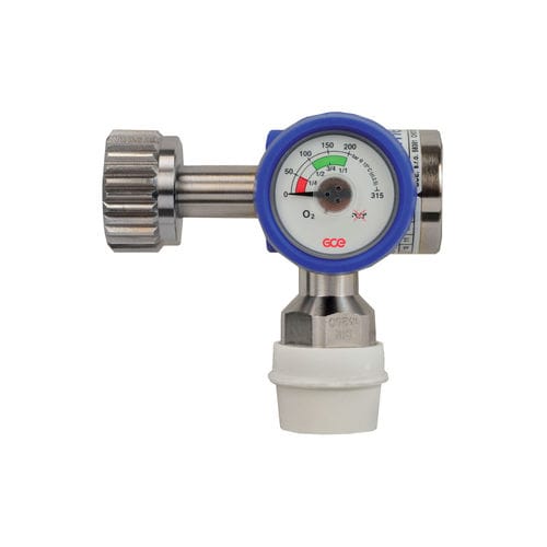Regolatore di pressione d'aria - MEDIREG® II - GCE Group - O2 / N2O / di elio