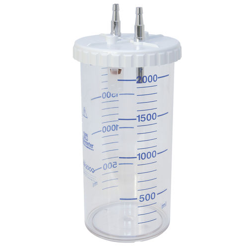 Recipiente di aspirazione per fluidi corporei - MEDICOLLECT - GCE Group - in polipropilene / in polisulfone (PSU) / in policarbonato