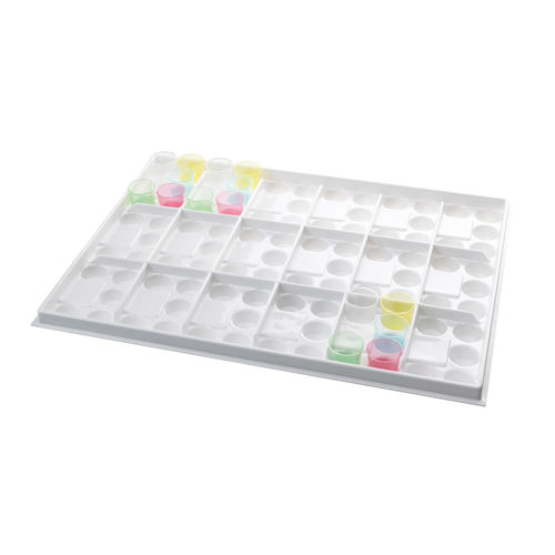 Vassoio di distribuzione di farmaci - J10681 - Hammarplast medical - perforato