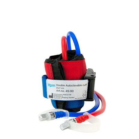 Bracciale per laccio emostatico pneumatico - 45-90 - Hammarplast medical - con doppio tubo / autoclavabile / lavabile