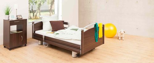 Letto medico - livorno - Hermann Bock GmbH Pflegebetten und Objekteinrichtung  - per cure domiciliari / elettrico / ad altezza regolabile