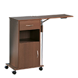 Comodino con armadietto - domiflex - Hermann Bock GmbH Pflegebetten und Objekteinrichtung  - modulare / con tavolino servitore integrato / con rotelle