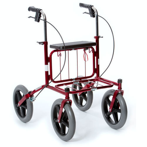 Deambulatore rollator a 4 ruote - Carl-Oskar - Human Care Group - con sedile / con cestello / pieghevole