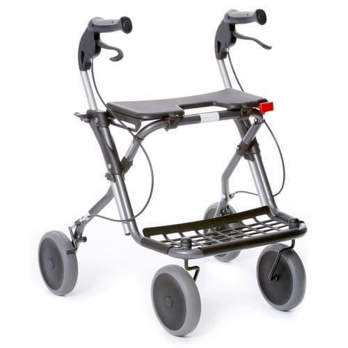 Deambulatore rollator a 4 ruote - Fellow Supreme - Human Care Group - con sedile / con cestello / ad altezza regolabile