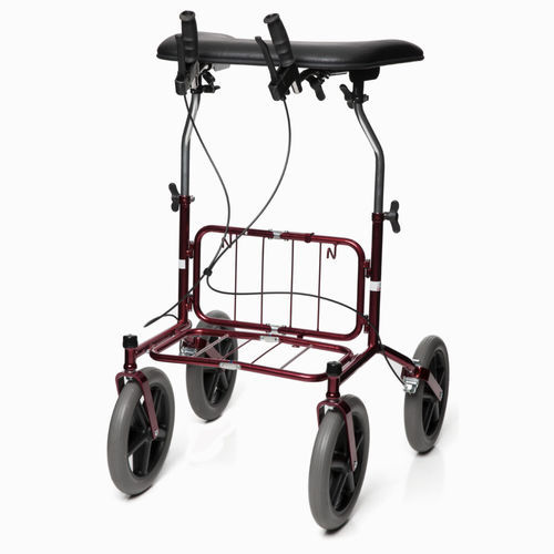 Deambulatore rollator a 4 ruote - Carl-Oskar TW - Human Care Group - con cestello / con braccioli / ad altezza regolabile