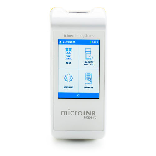 Analizzatore di coagulazione automatico - microINR Expert - iLine Microsystems S.L. - 1 canale / PT / di sangue
