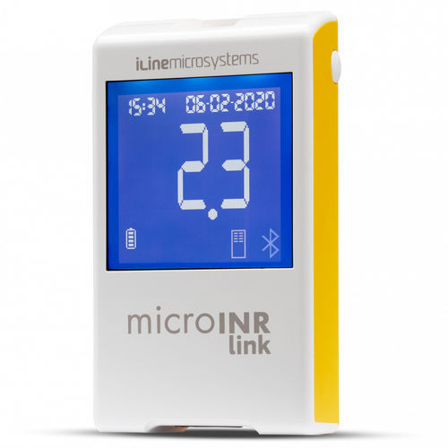 Analizzatore di coagulazione interamente automatizzato - microINR Link - iLine Microsystems S.L. - 1 canale / di sangue / palmare