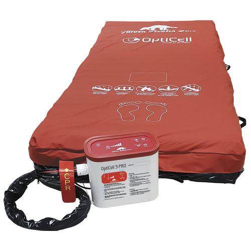 Materasso per letto ospedaliero - OptiCell 3 PRO V2 - Järven - a pressione alternata / a perdita d'aria ridotta / 80x200 cm