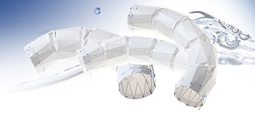 Innesto stent di aorta toracica - Najuta CMD - Kawasumi - in metallo / PTFE