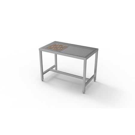 Tavolo da lavoro - ST-V1 - Klimaoprema d.d. - da laboratorio / rettangolare / in acciaio inossidabile