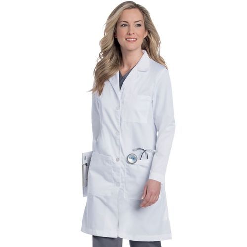 Camice ospedaliero per donna - 3153 - Landau Uniforms - in poliestere / in cotone / bianco