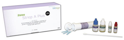 Test rapido per malattie infettive - Status Strep A Plus - LifeSign PBM - per antigeni / dello streptococco A / per tampone faringeo