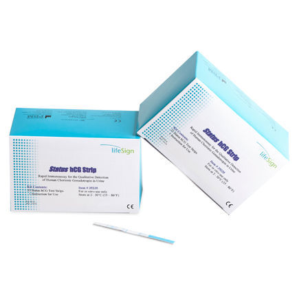 Striscia analitica di gravidanza - Status  - LifeSign PBM - di HCG / per urina / CLIA