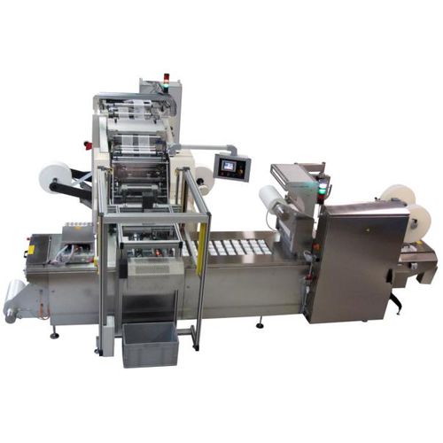 Linea di produzione automatica - MCA 4 BR450 PACK - Mabotex Engineering - per prodotti farmaceutici