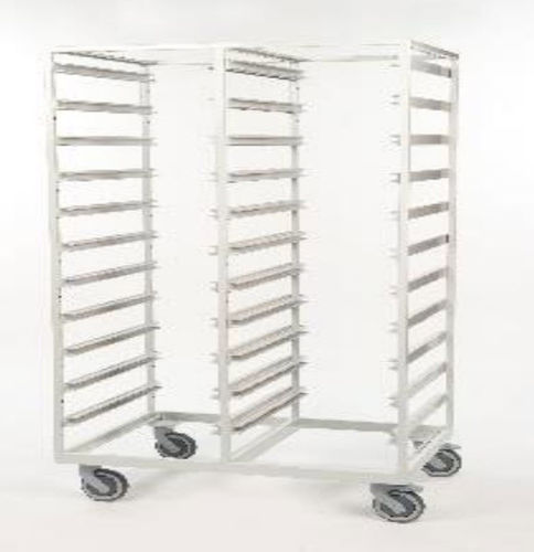 Carrello di trasporto - 156426-00184 - MATTTEO - per pasti / doppio / con struttura aperta