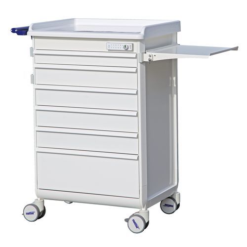 Carrello per trattamenti - MODU-FLEX - MATTTEO - in acciaio inossidabile / in plastica / con cassetti