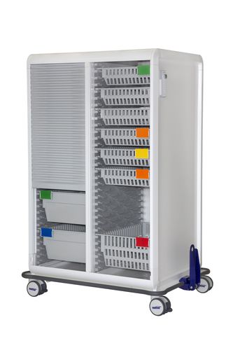 Carrello di trasporto - 128424R01850 - MATTTEO - di stoccaggio / con ripiano / con serrandina