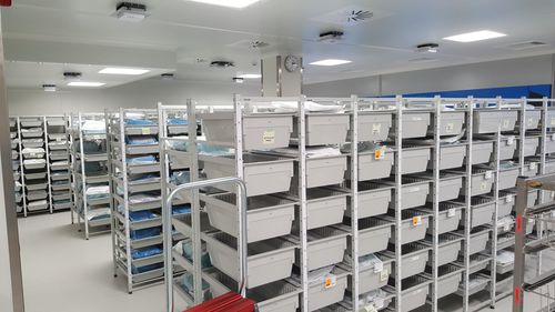 Scaffalatura modulare - MODUL-IT ISO 3 - MATTTEO - per cestelli / per contenitori / con struttura aperta
