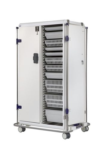 Carrello per uso generale - Transport trolley/ 2 door / modular - MATTTEO - di trasporto / con ripiano / a doppia porta