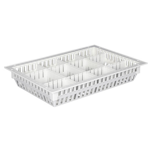 Cestello in ABS - 116410-10100 - MATTTEO - impilabile / modulare / perforato
