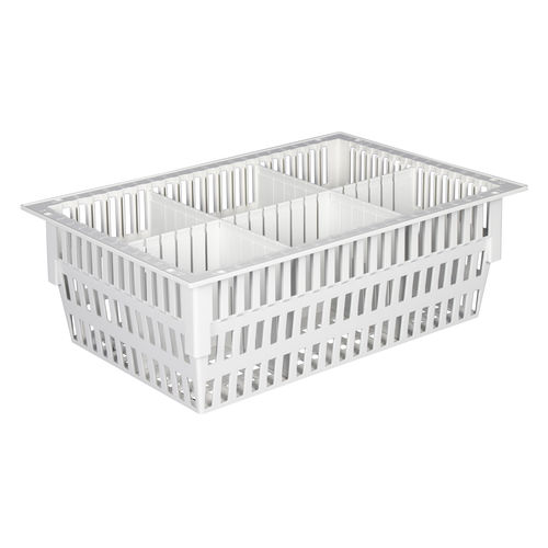 Cestello in ABS - 116420-10100 - MATTTEO - impilabile / modulare / perforato