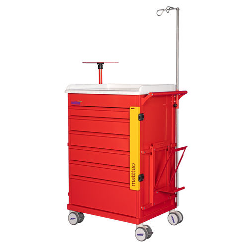 Carrello di emergenza - 128600C01051 - MATTTEO - medico / ospedaliero / per uso generale