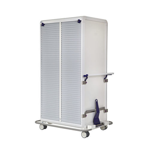 Carrello medico - MODU-FLEX  - MATTTEO - di trasporto / in alluminio / con ripiano
