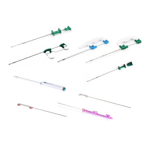 Ago per biopsia di tessuti molli - UNIMED - Medax - sterile / ecogenico / 20G