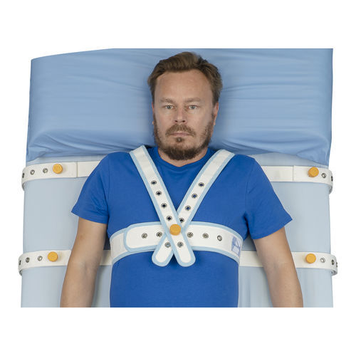 Cinghia di fissaggio per letto ospedaliero - SALVAFIX® Memory PRO - Medicare System - di spalla