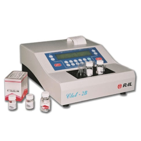 Analizzatore di coagulazione semiautomatico - Clot 2B - RAL, Tecnica para el Laboratorio S.A. - 2 canali / PT / TCA