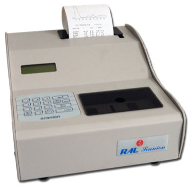 Sistema di elettroforesi su acetato di cellulosa - Scanion - RAL, Tecnica para el Laboratorio S.A. - dell'emoglobina / semiautomatico / da banco
