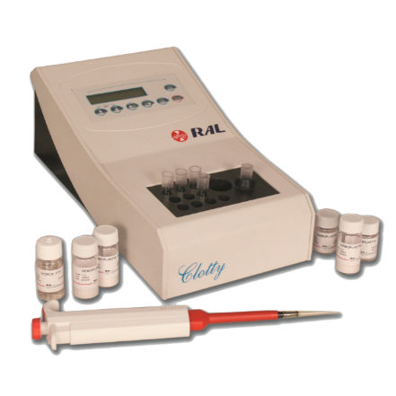 Analizzatore di coagulazione semiautomatico - CLOTTY - RAL, Tecnica para el Laboratorio S.A. - 1 canale / PT / TCA